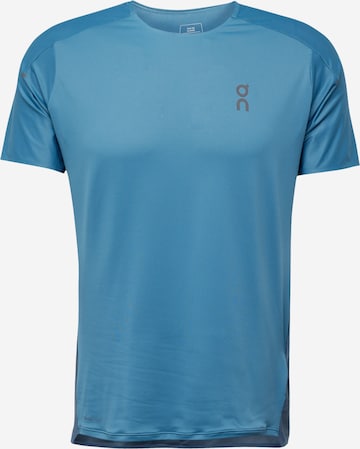 T-Shirt On en bleu : devant