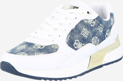 GUESS Ниски маратонки в синьо / бяло, Преглед на продукта