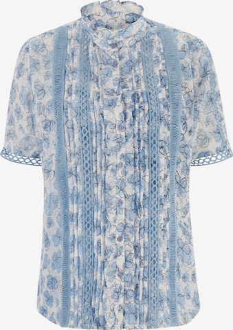 Linea Tesini by heine Blouse in Blauw: voorkant