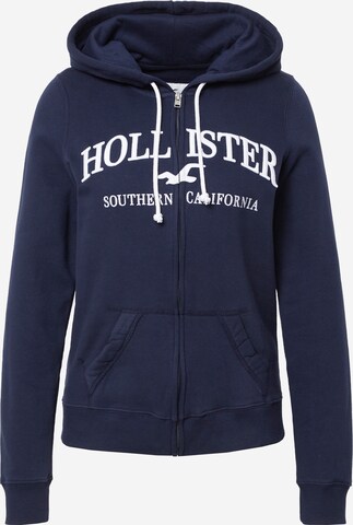 HOLLISTER Sweatjacke in Blau: predná strana