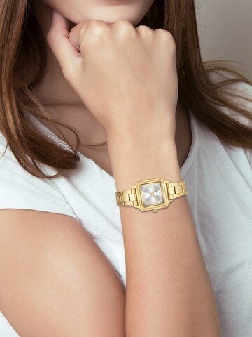 Montre à affichage analogique Eastside en or : devant