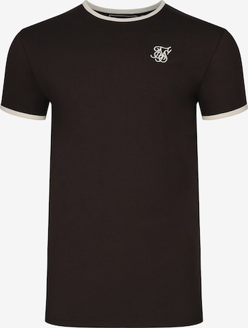 SikSilk Koszulka w kolorze brązowy: przód