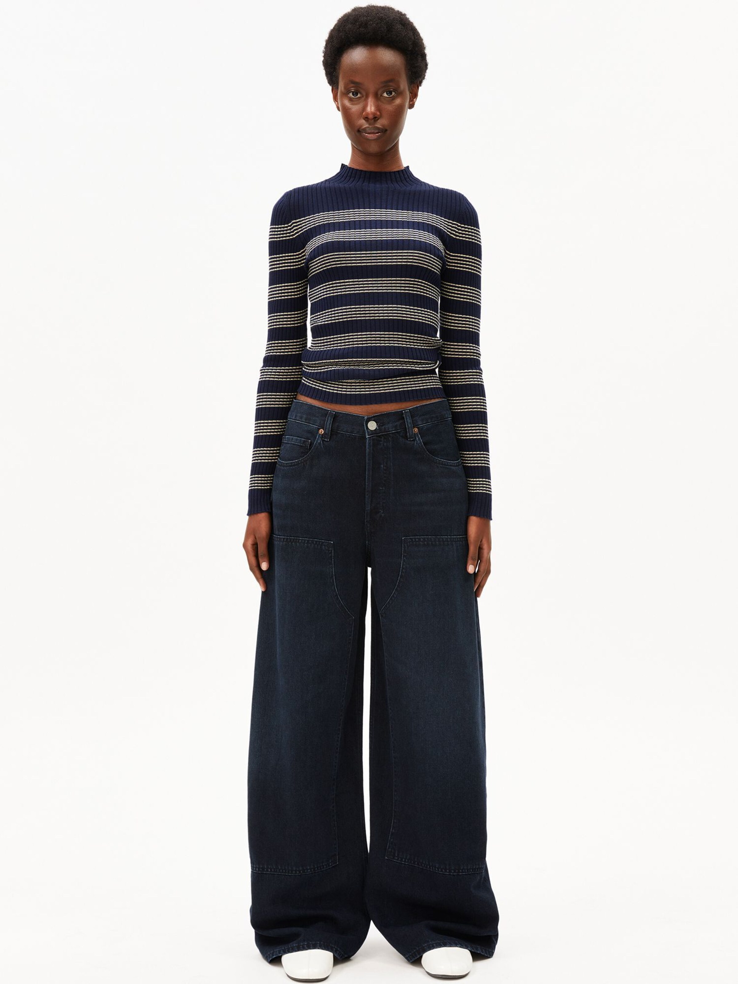 ARMEDANGELS Loosefit Jeans 'AALTHEA' in Blau: Vorderseite