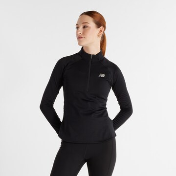 new balance Performance shirt 'Athletics' in Black: front