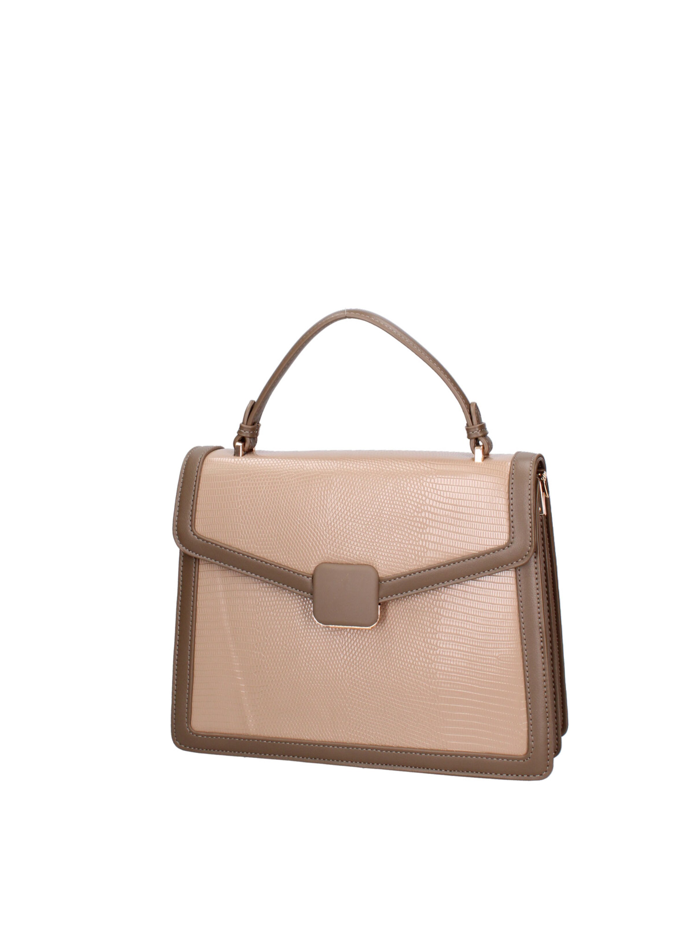 Borsa a mano 'Borsa a Mano Seraphina Ecopelle - Chiusura a Scatto e Tracolla' di Diana&Co. in grigio