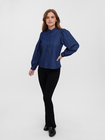 VERO MODA Bluse 'Nily' in Blau