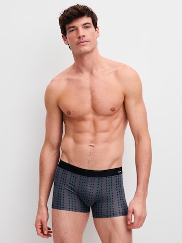 Boxer 'Cotton Code Design' di CALIDA in grigio