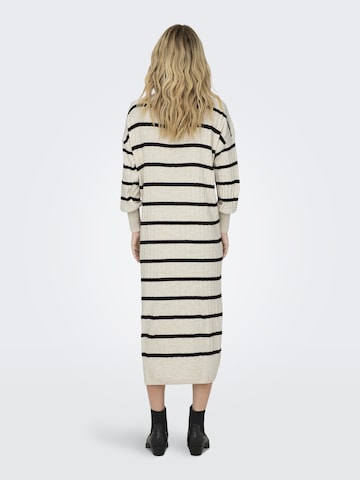 ONLY Knitted dress 'Tessa' in Beige