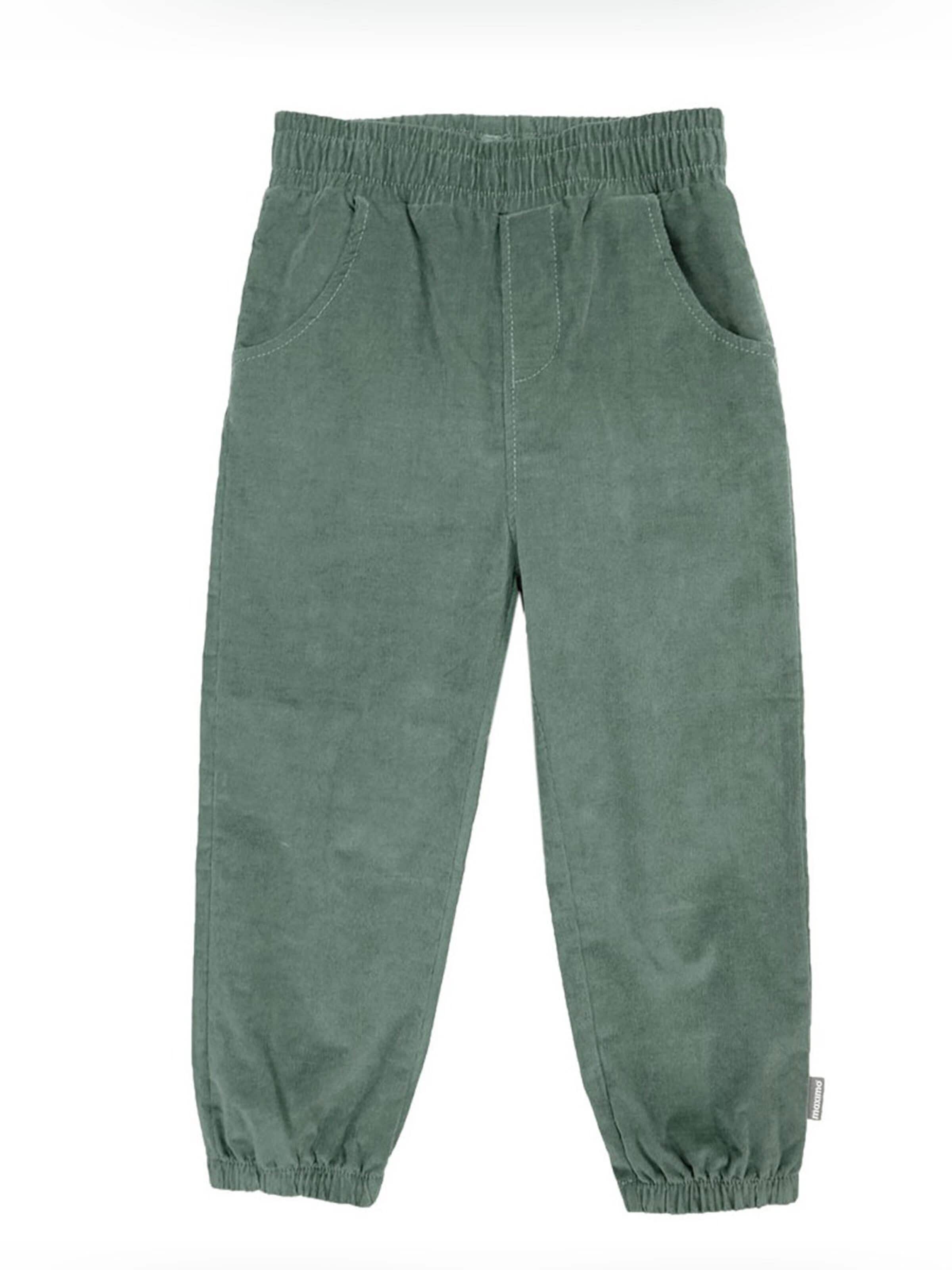 MAXIMO Pants 'MINI-Hose, Cord,' in Green: front