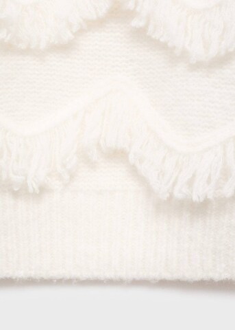 MANGO KIDS Sweater 'Flequi' in White