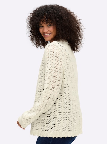 SHEEGO Kofta i beige