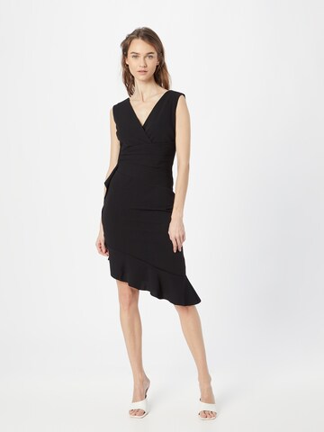 Sistaglam Cocktail Dress in Black: front