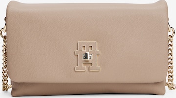 TOMMY HILFIGER - Bolso de hombro en beige: frente
