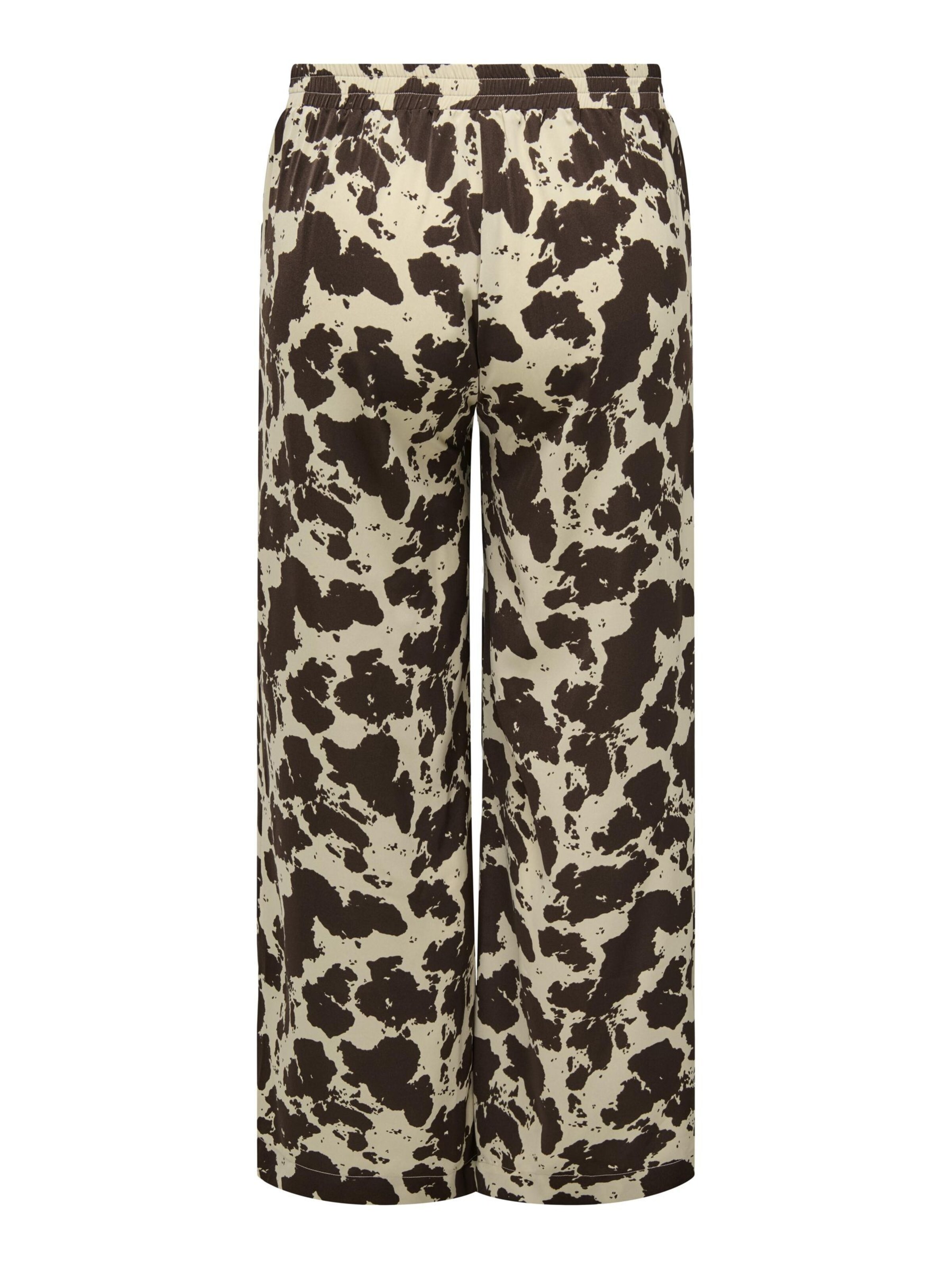 ONLY Carmakoma Wide leg Trousers 'CARColacow' in White