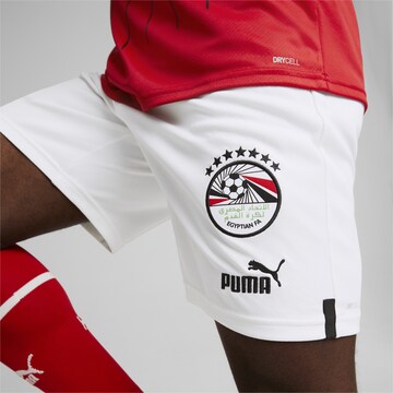 Regular Pantalon de sport 'Ägypten 22/23' PUMA en blanc