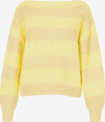 SASSYCLASSY Pullover in Gelb: Vorderseite