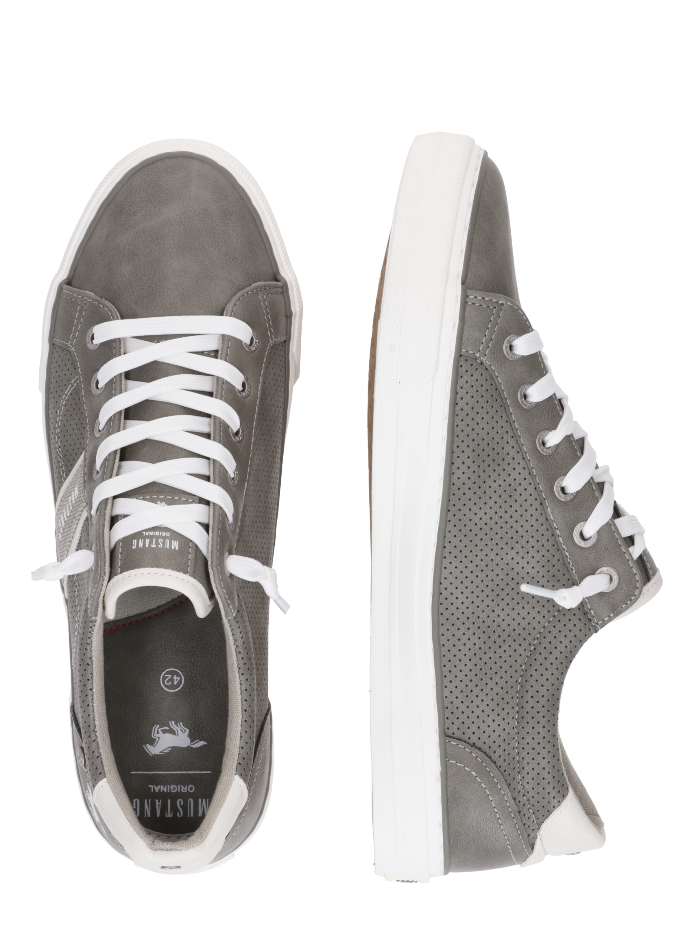 Sneaker bassa di MUSTANG in grigio