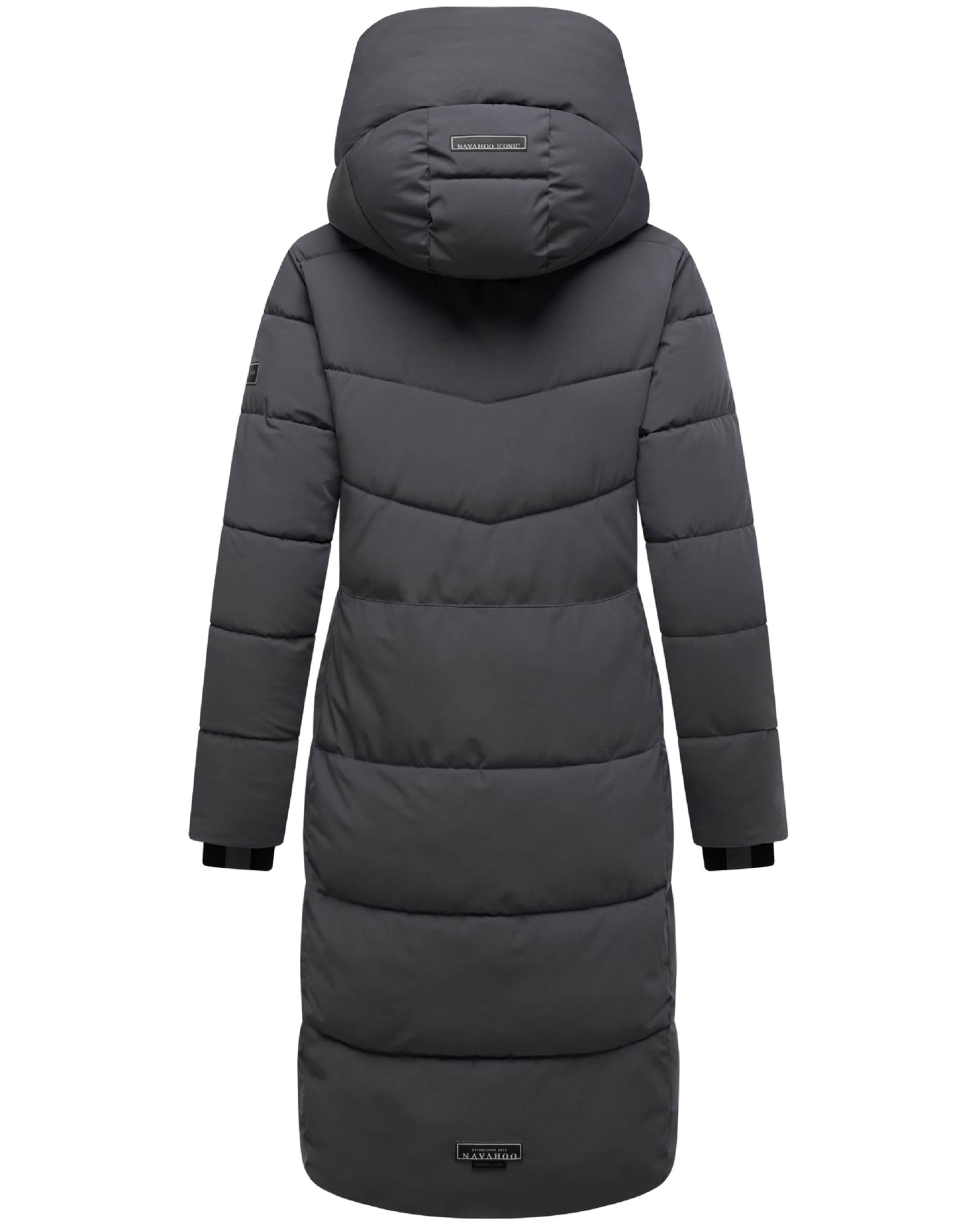 pelēks NAVAHOO Ziemas mētelis 'Schokokuss XIV'