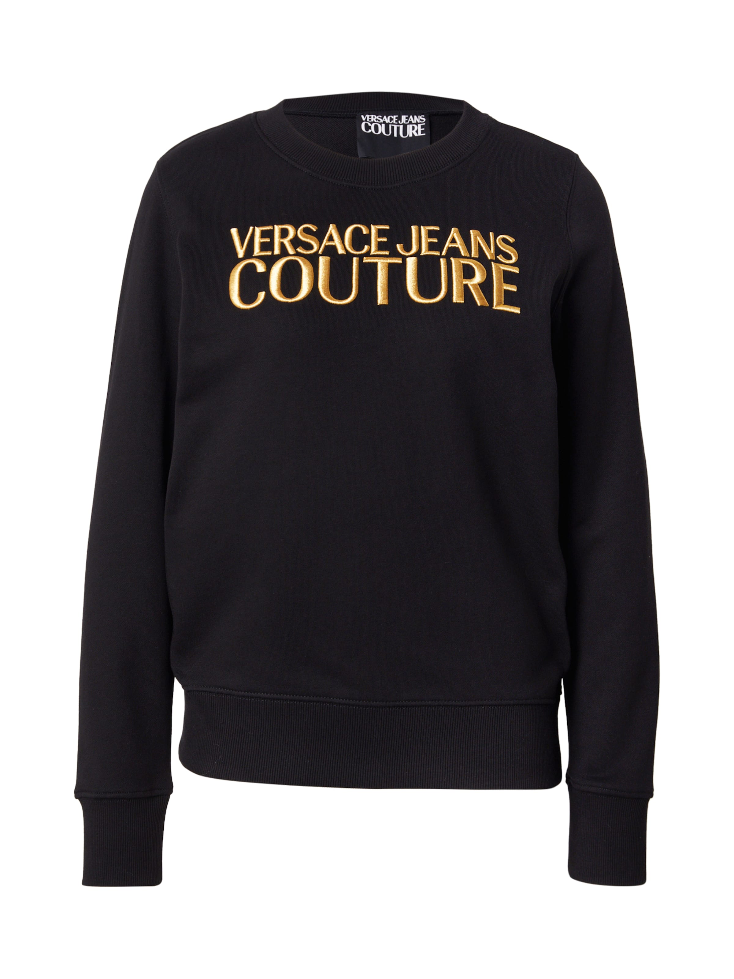 Sweat-shirt Versace Jeans Couture en noir : devant