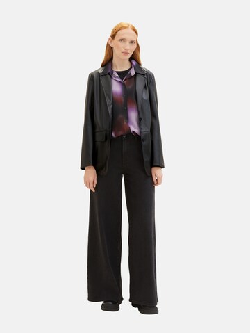 TOM TAILOR DENIM Blazer in Black