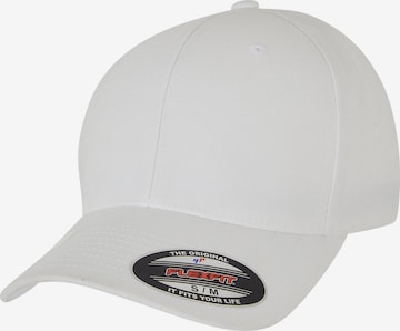 Casquette Flexfit en blanc : devant