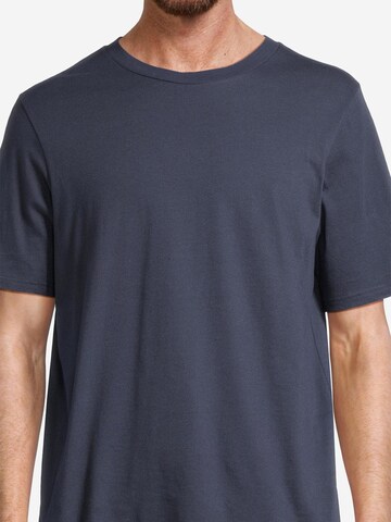 SCHIESSER Pyjama kurz 'Night & Home' in Blau