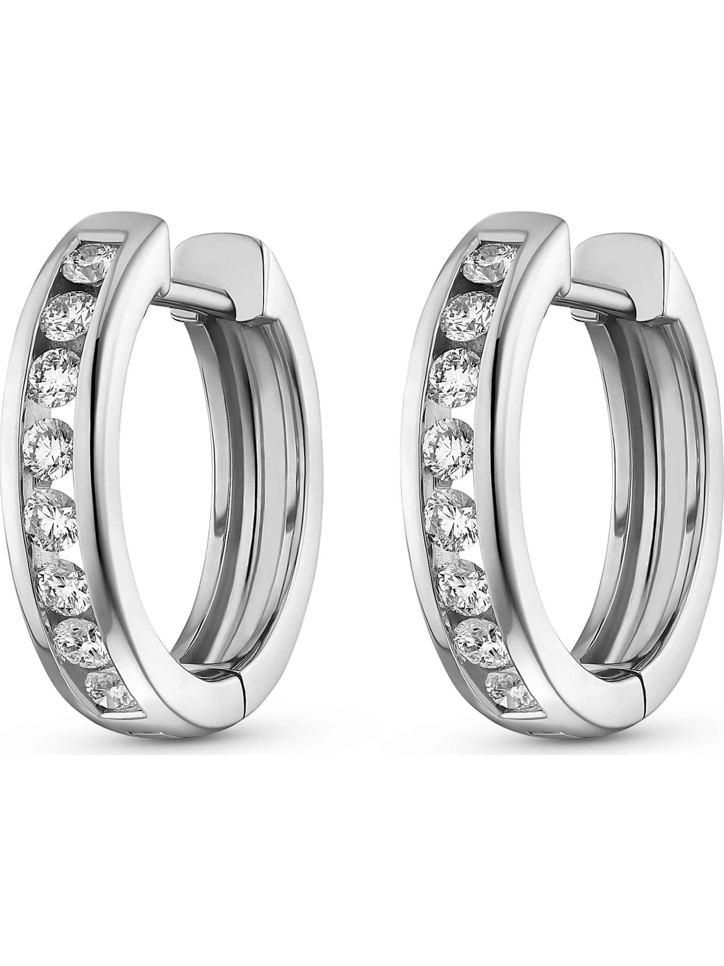 CHRIST Earrings in Silver: front