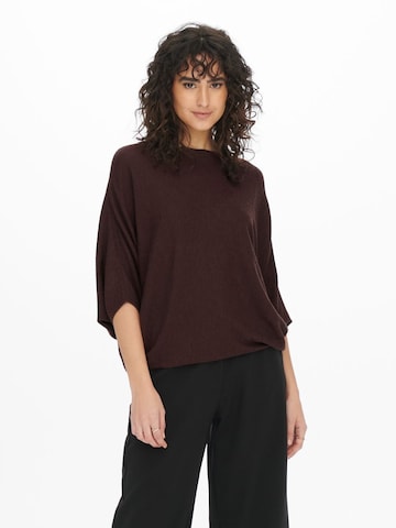 Pull-over 'New Behave' JDY en marron : devant