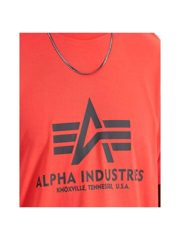 raudona ALPHA INDUSTRIES Marškinėliai
