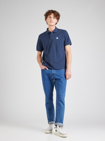 North Sails Poloshirt in Blau
