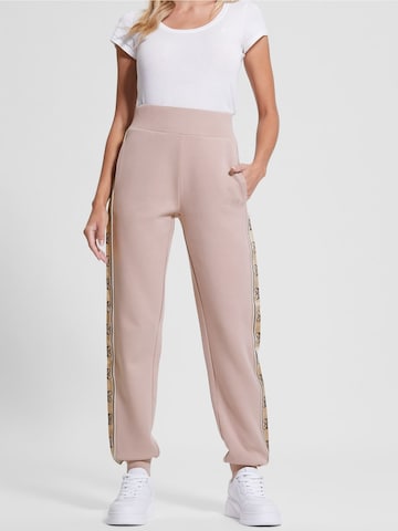 GUESS Tapered Pants in Pink