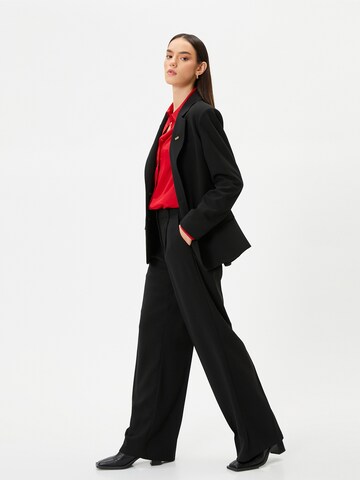 Koton Wide leg Pantalon in Zwart