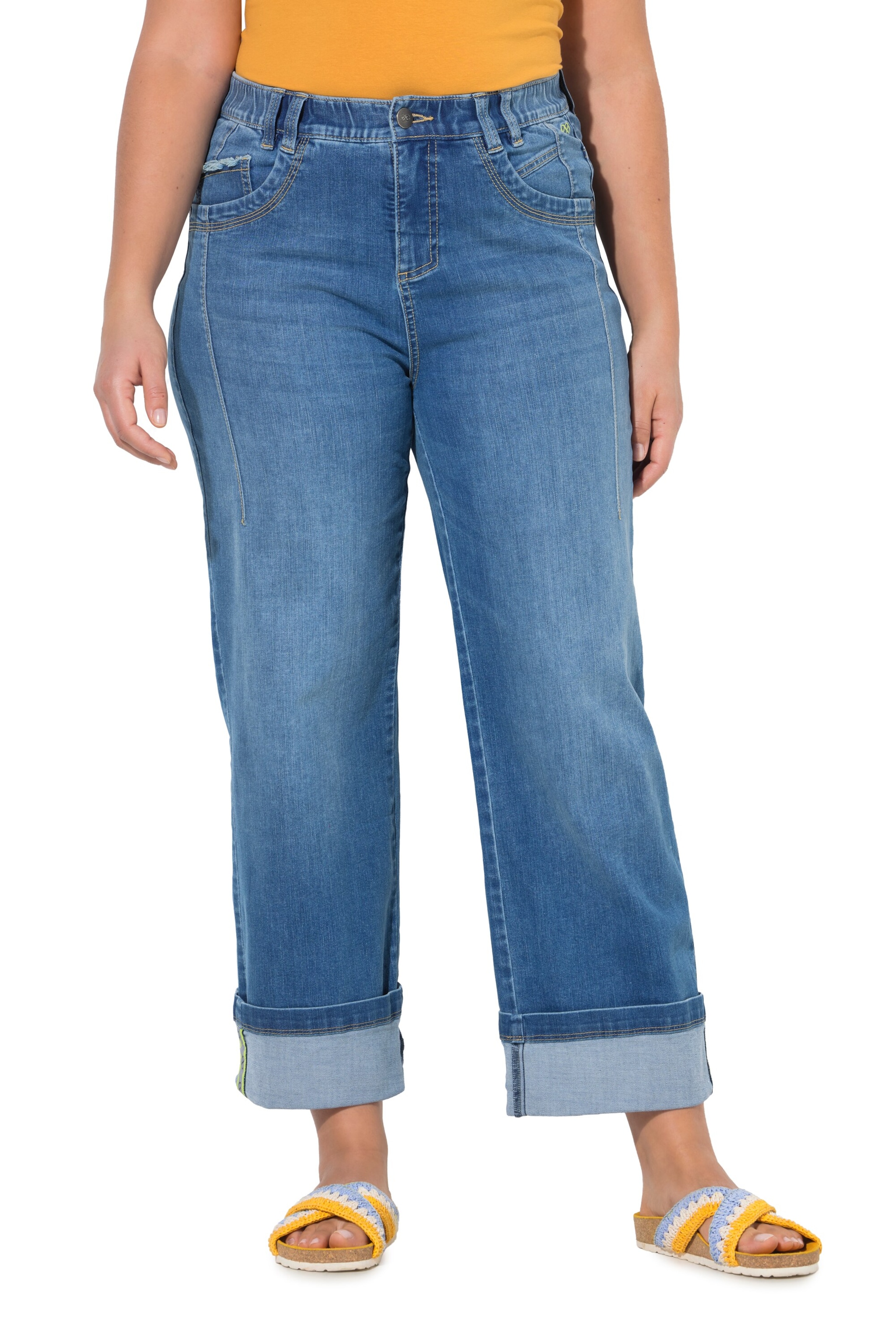 LAURASØN Regular Jeans in Blauw: voorkant