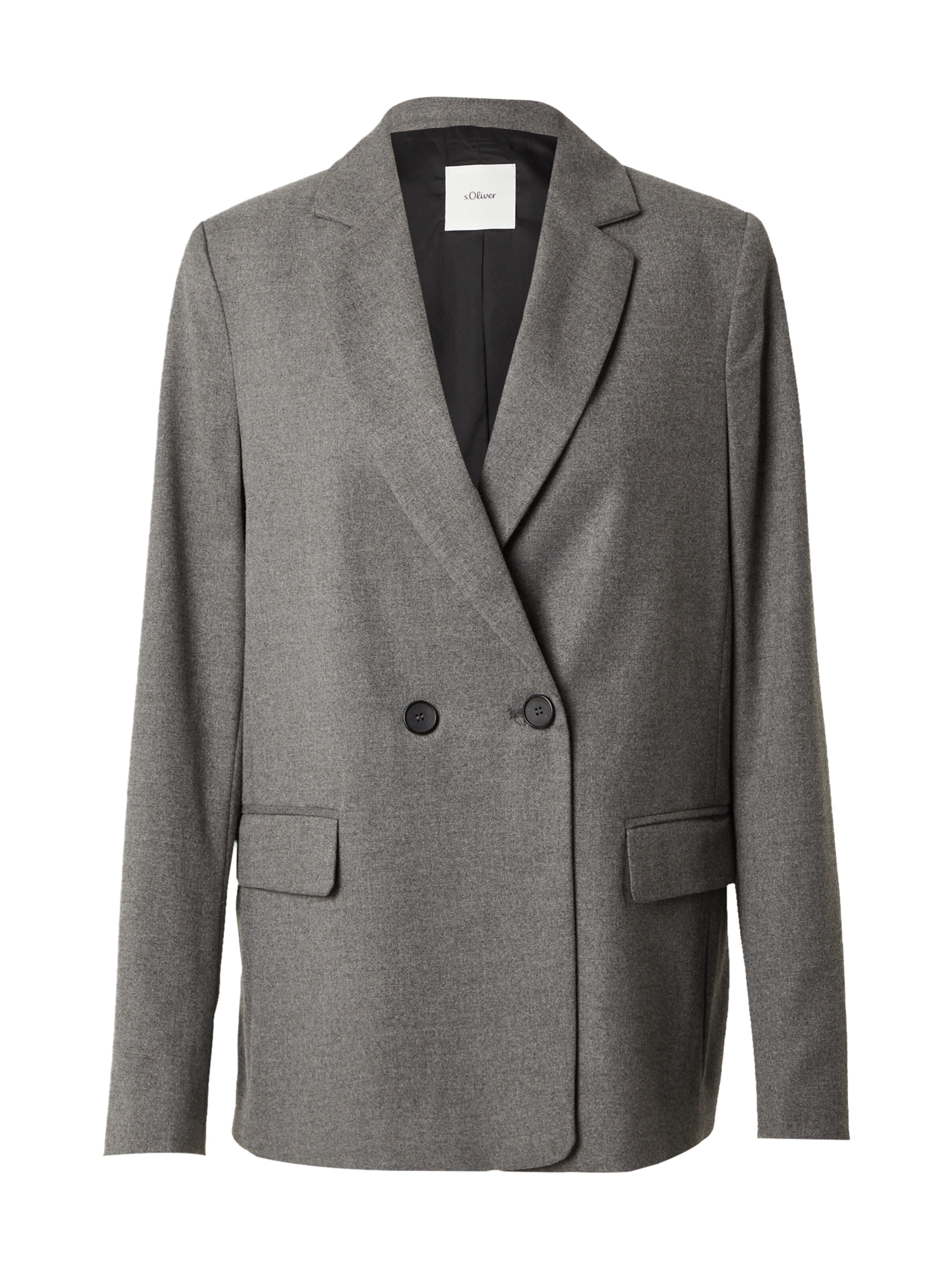 s.Oliver BLACK LABEL Blazer in Grau: Vorderseite