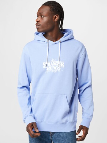 QUIKSILVER Sports sweatshirt in Blue: front