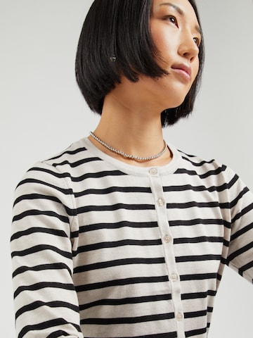 SAINT TROPEZ Gebreid vest 'Mila' in Grijs