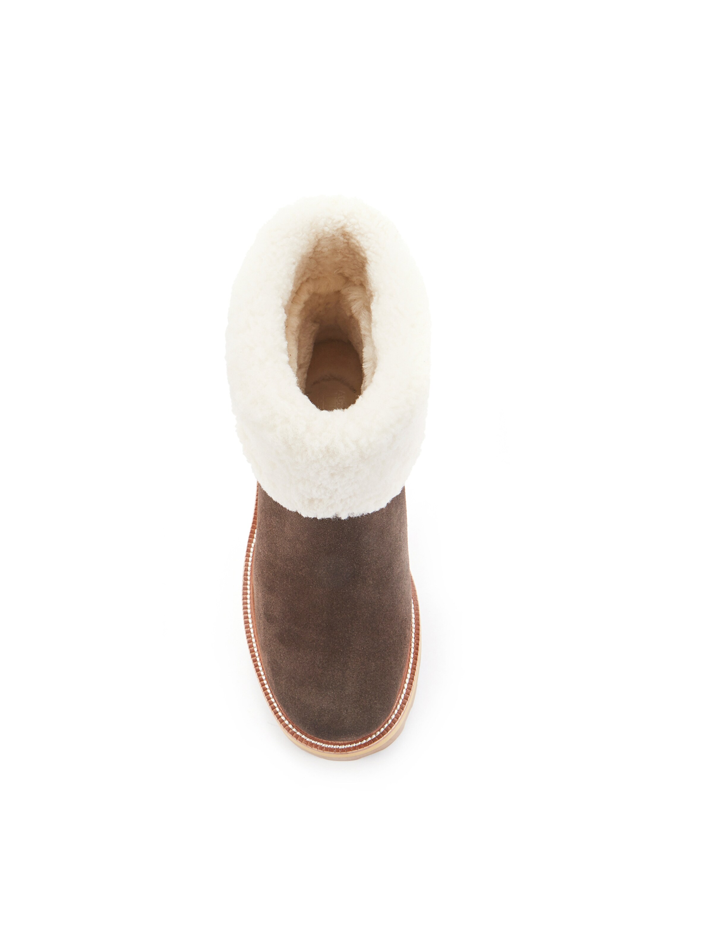 Bottines Australia Luxe Collective en marron : au dessus