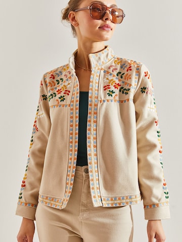 Bianco Lucci Between-season jacket in Beige