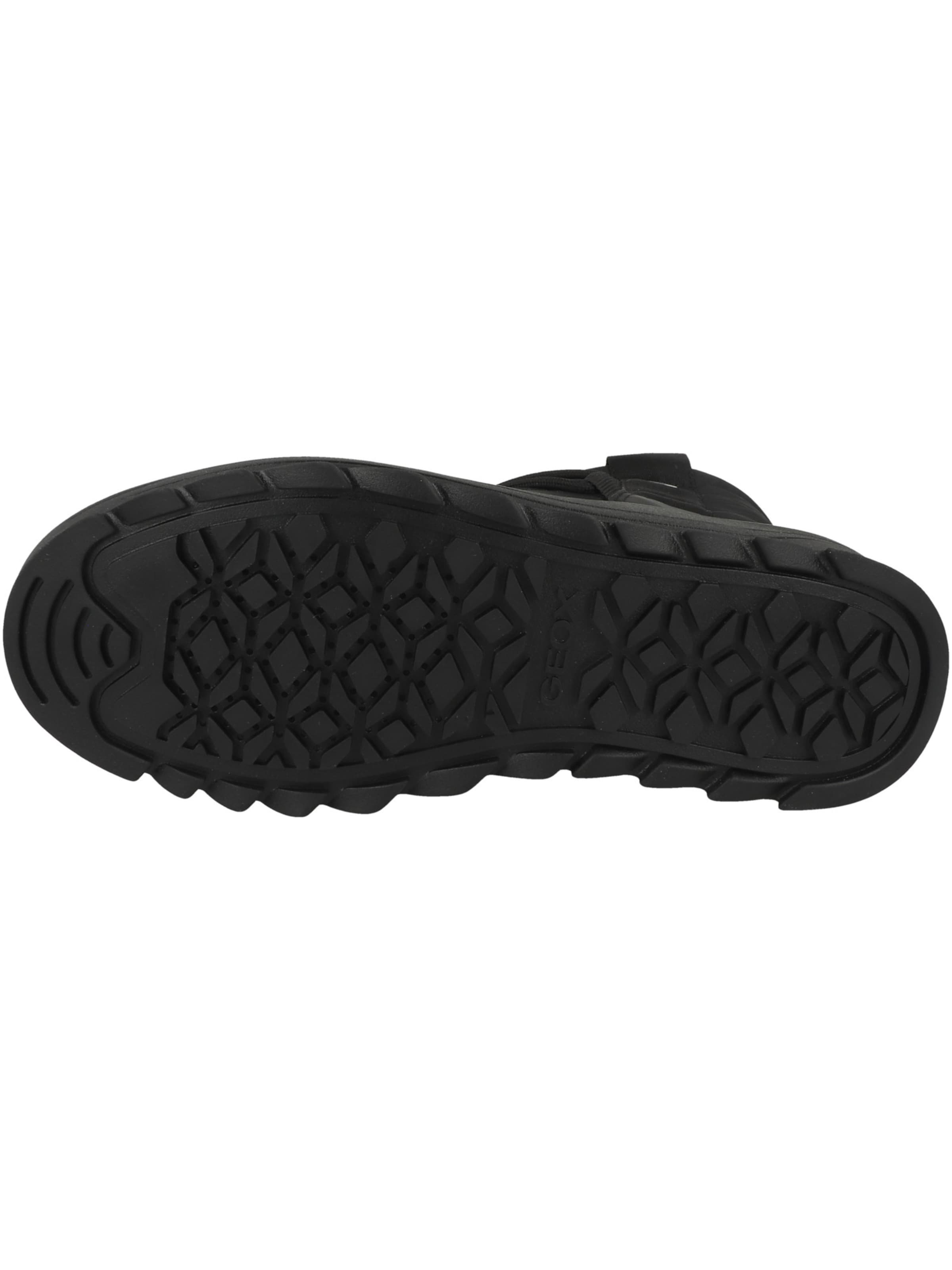 GEOX Сапоги на шнуровке в Черный