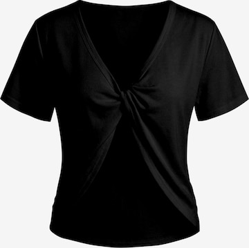 Imily Bela Тениска в черно: отпред