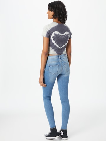 ONLY Skinny Jeans 'PUSH' in Blauw