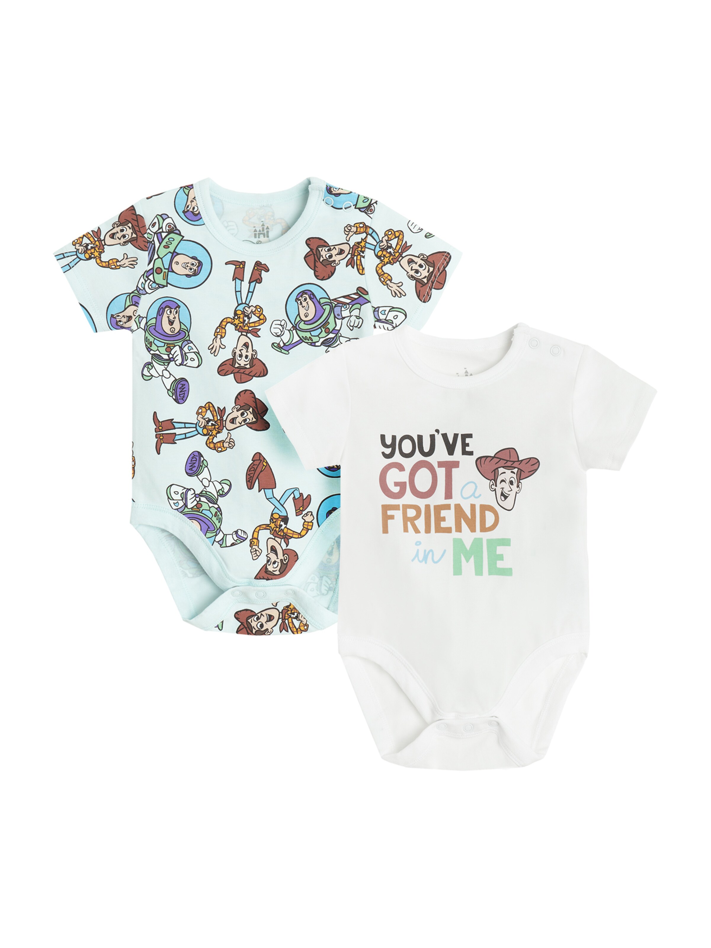 Cool Club Romper/Bodysuit in Blue: front