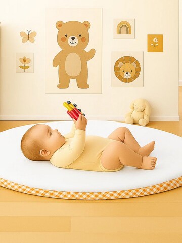 PAPATE - Manta para bebé en blanco