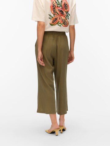 VERO MODA Wide leg Broek 'VMThea' in Groen