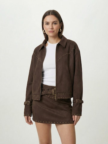 Hoermanseder Демисезонная куртка в Коричневый: спереди