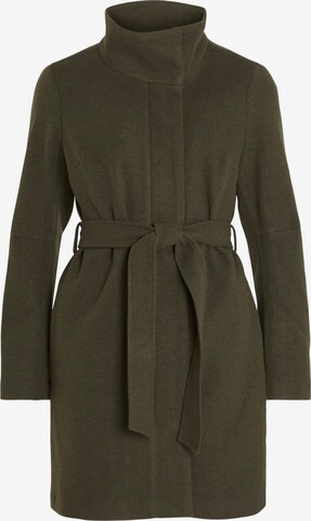 VILA Between-seasons coat in Green: front