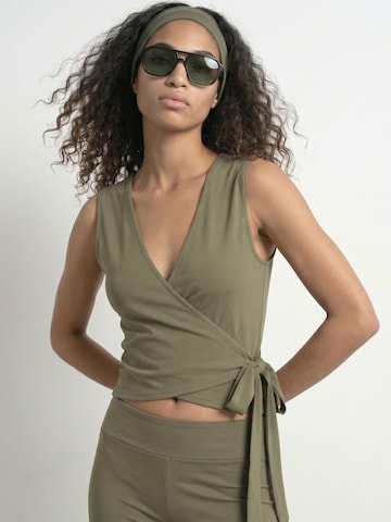 Haut 'HDVina' HYPEDROP en vert : devant