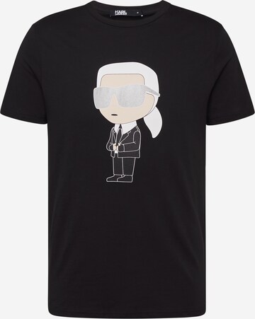 Karl Lagerfeld T-Shirt in Schwarz: predná strana