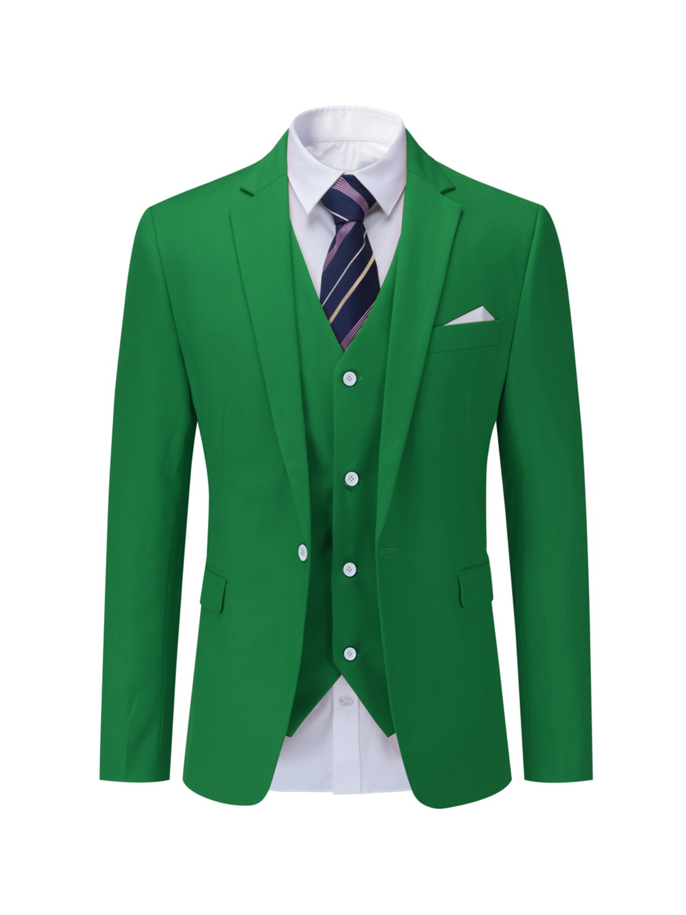 YOUTHUP Slim fit Suit in Green