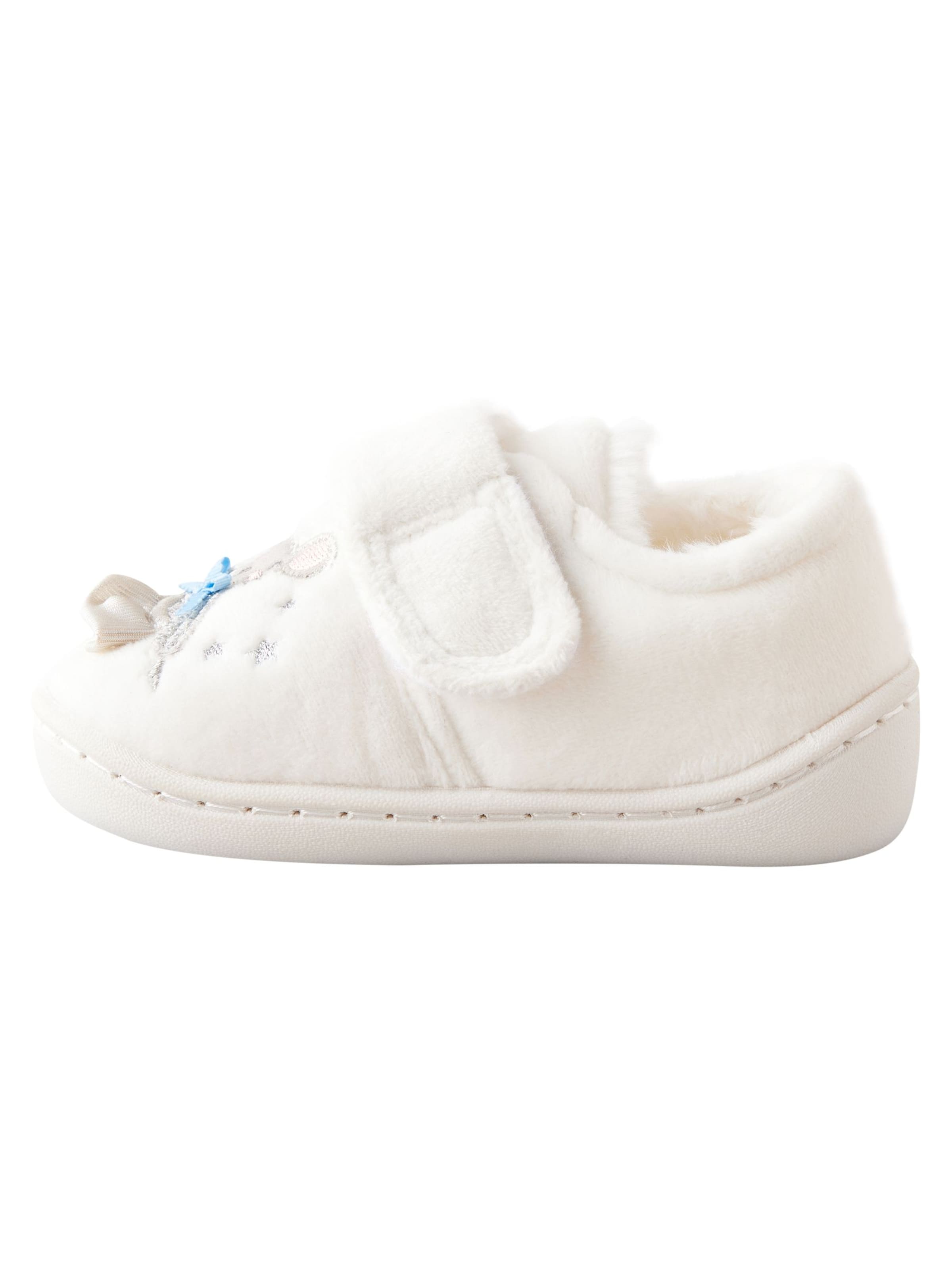 Next Slipper in White: front